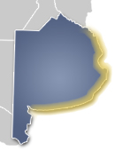 Mapa Costa Atlantica de Buenos Aires