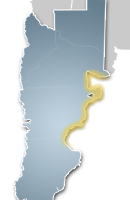 Mapa Costa Atlantica Sur