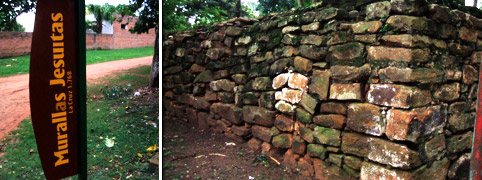 Ruinas de las murallas jesuticas