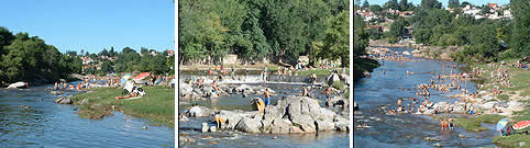 Playas en Carlos Paz