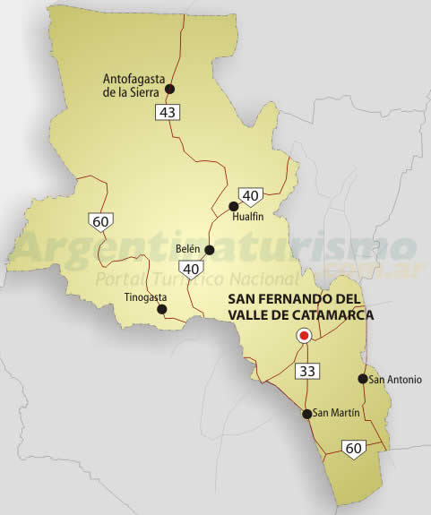 MAPAS DE CATAMARCA, RUTAS Y ACCESOS, ARGENTINA, COMO LLEGAR, PLANOS ...