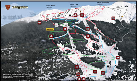 Mapa de Chapelco