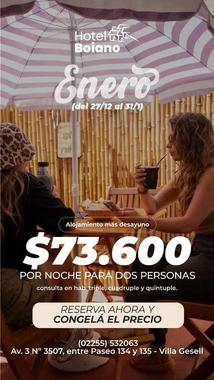 Tarifas de Hotel Boiano