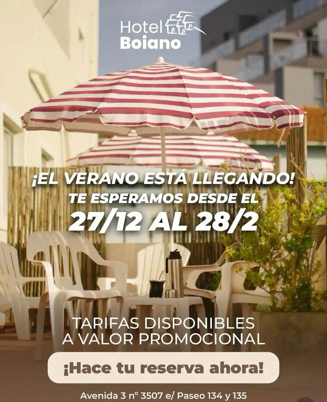 Tarifas de Hotel Boiano