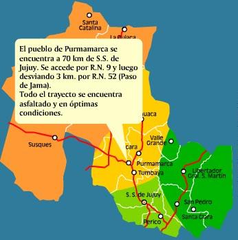 Mapa de Huaira  Huasi