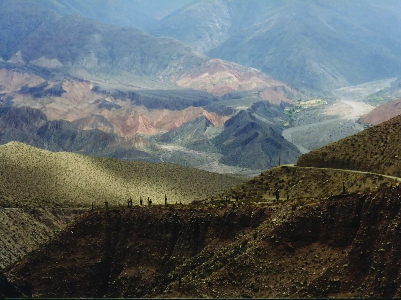Paisajes de la Quebrada de Humahuaca en Huichaira, Jujuy