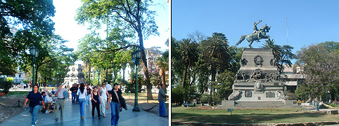 chicas en plaza san martin cordoba historia