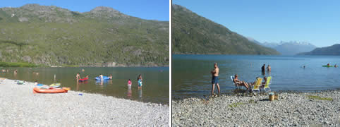 Playas en Lago Puelo Chubut