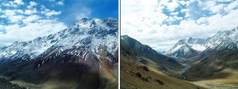 Aconcagua en Las Cuevas Mendoza