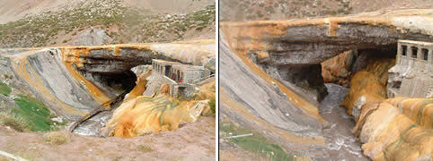 Puente del Inca en Las Cuevas Mendoza