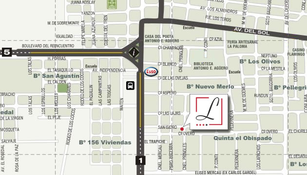 Mapa de Hotel Boutique Lazara