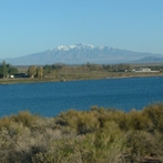 Laguna de Llancanelo en Malargue