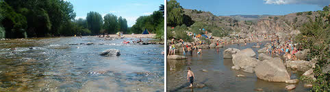 Playas de Mina Clavero