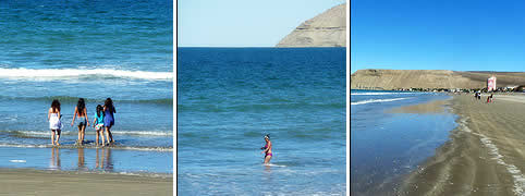 Playas en Rada Tilly Chubut