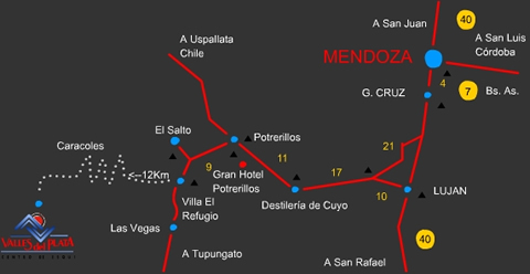 Como llegar a Las Leñas Mendoza